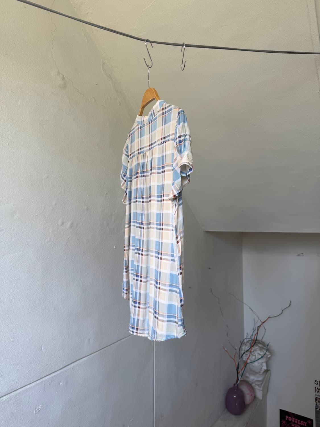 페어리 투포켓 체크 셔츠 상품이미지7