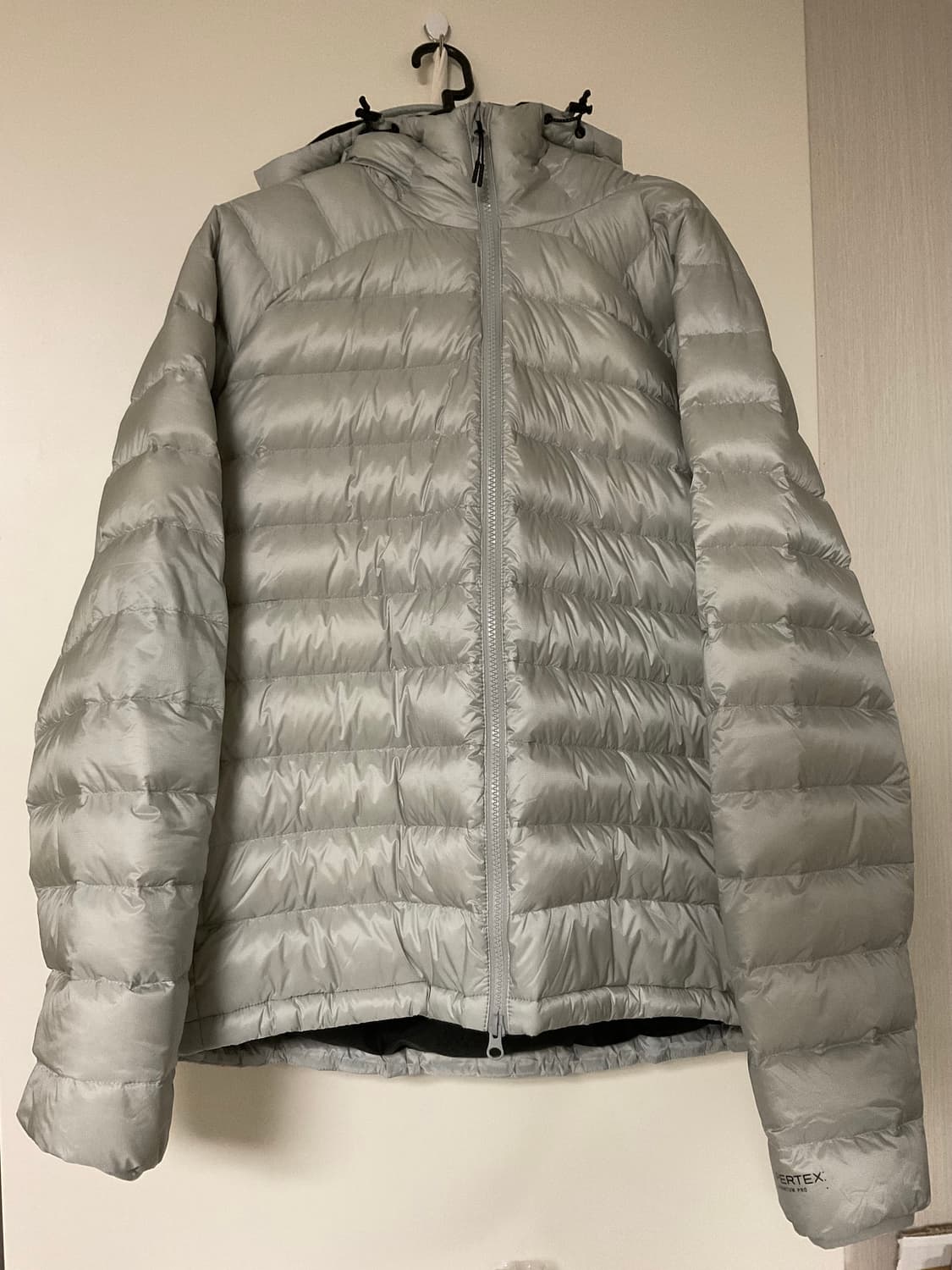 페더다운 그리드자켓 라이트그레이 L 상품이미지2