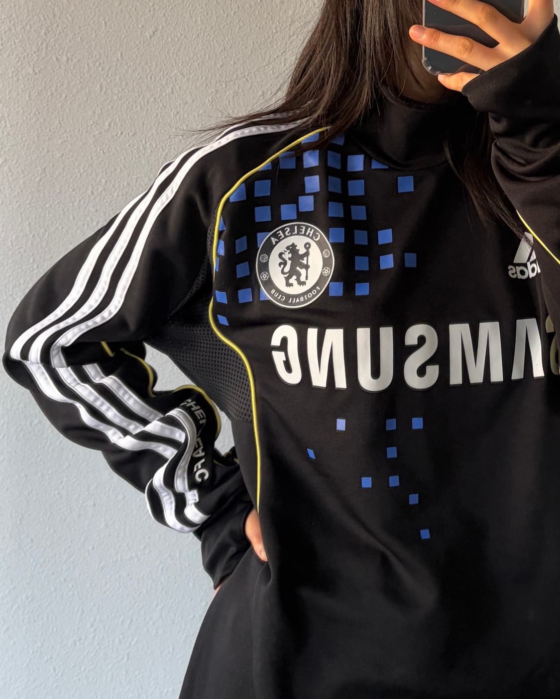 [M]아디다스 첼시 삼성 11-12 트레이닝 드릴탑 상품이미지2