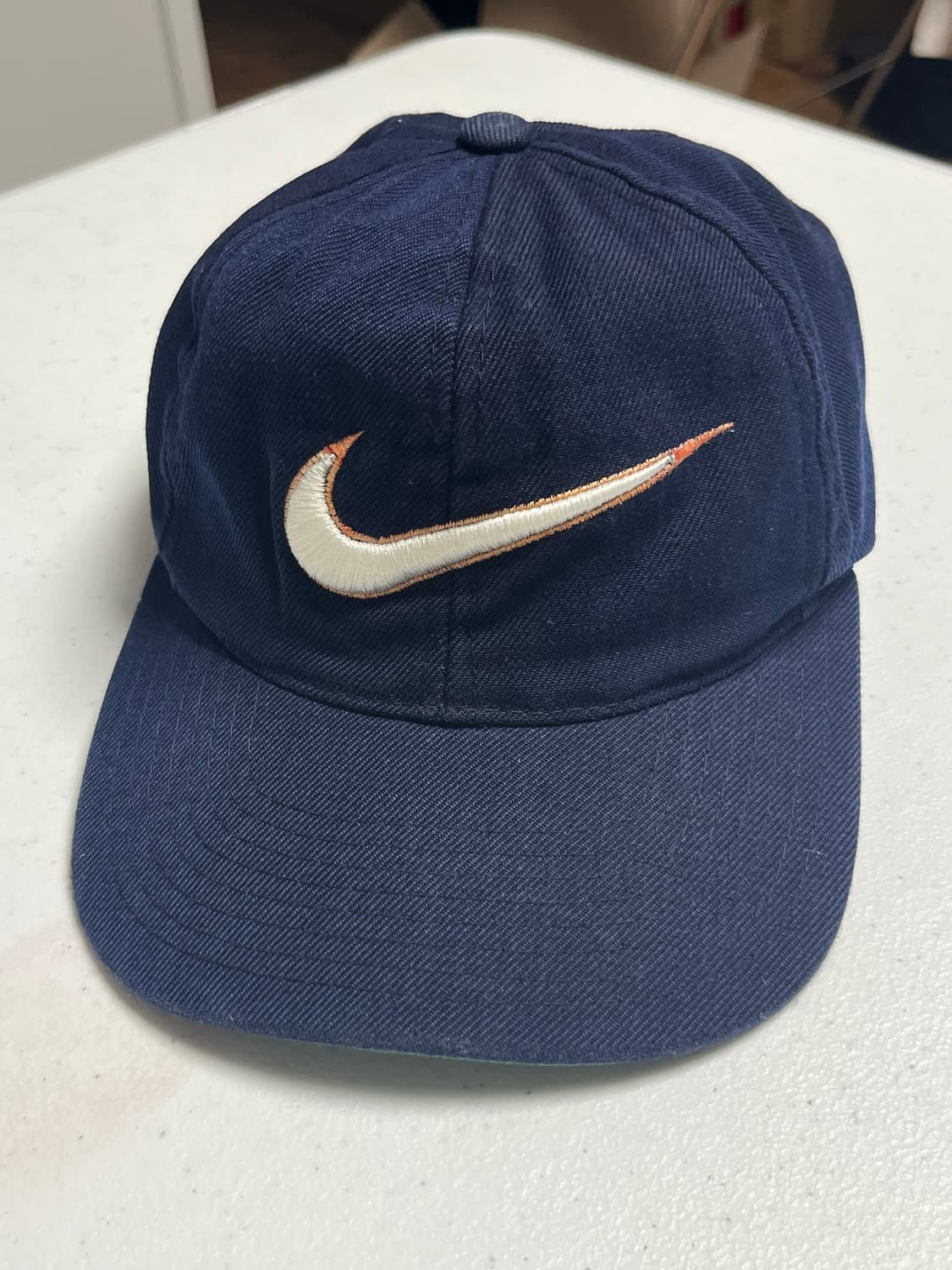 90s 나이키 팀 스포츠 센터 스우시 볼캡 민희진 모자 상품이미지1