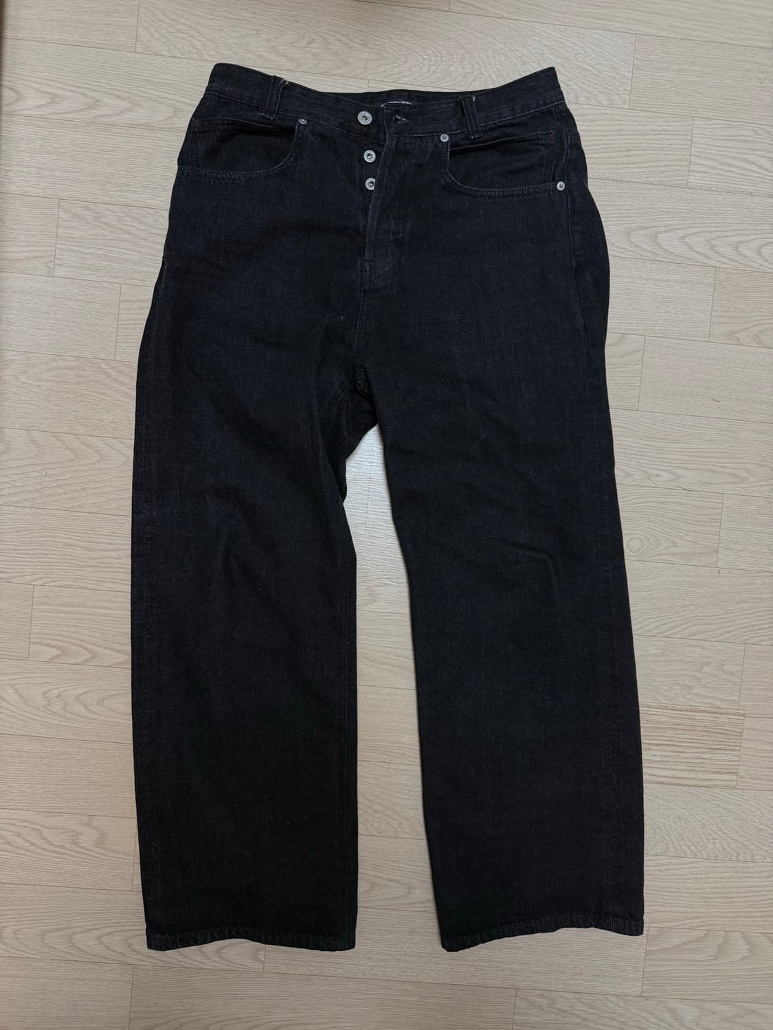해칭룸 Regular Selvedge Jeans Black  상품이미지2