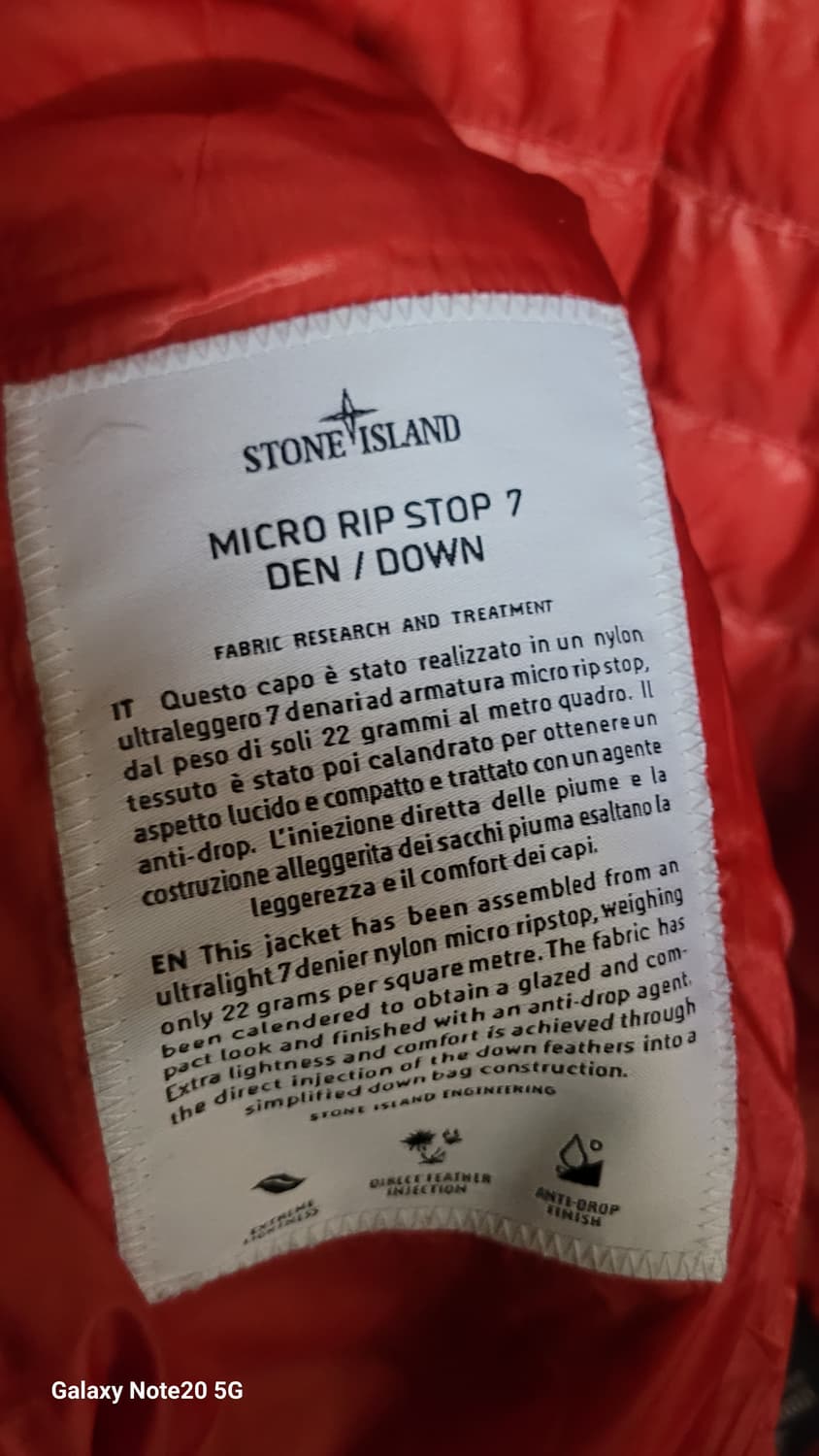 스톤아일랜드 마이크로 립스탁 패딩 상품이미지7
