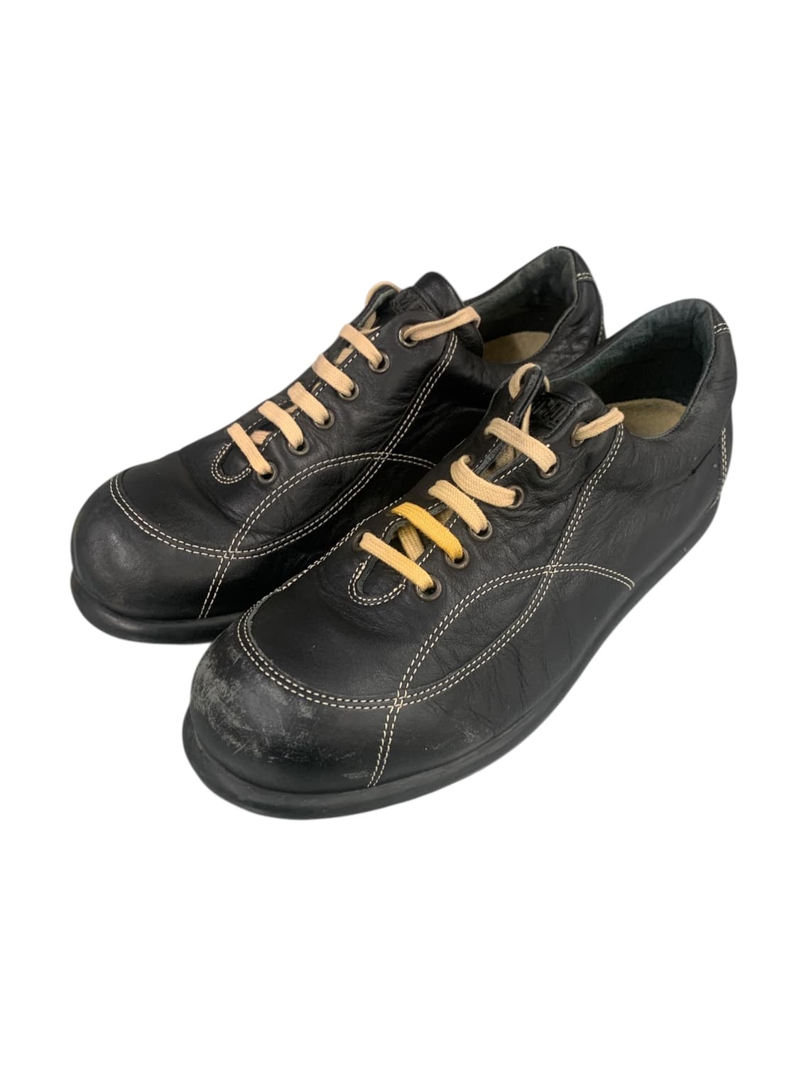 캠퍼 레더 스니커즈 블랙 41(260) 상품이미지5