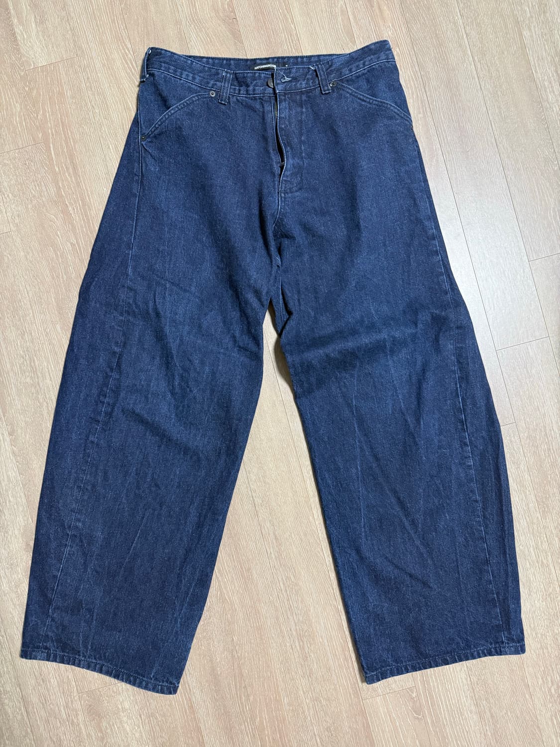 해칭룸 와이브 커브진 4사이즈 워시드 인디고 상품이미지2