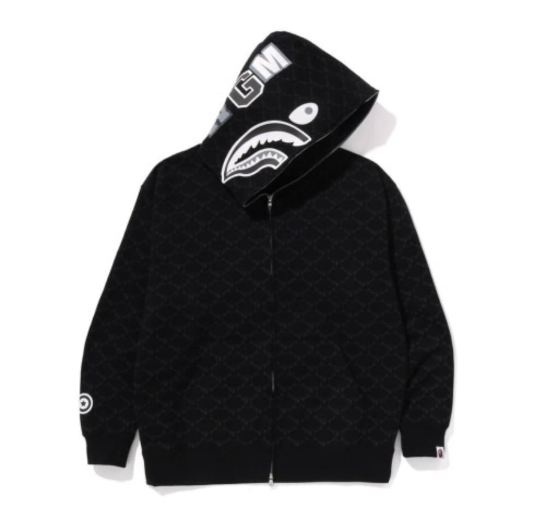 베이프 모노그램 후드집업(착샷 포) 상품이미지1