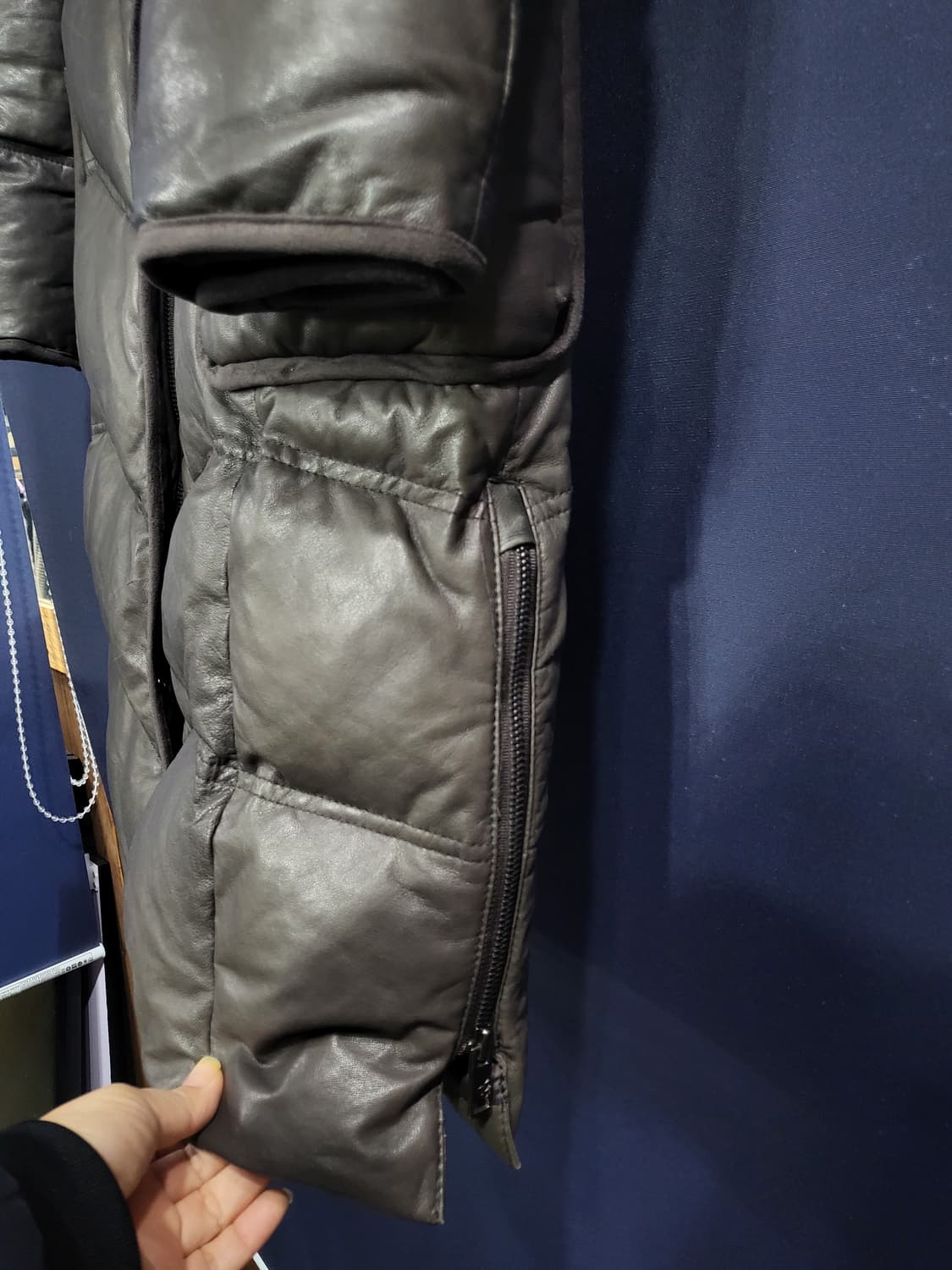 샤트렌 덕다운 모피 양가죽 패딩 상품이미지6