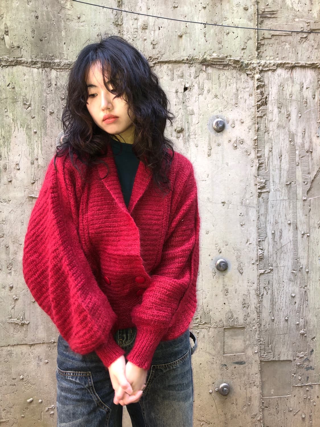 6-button wool cardigan 상품이미지2