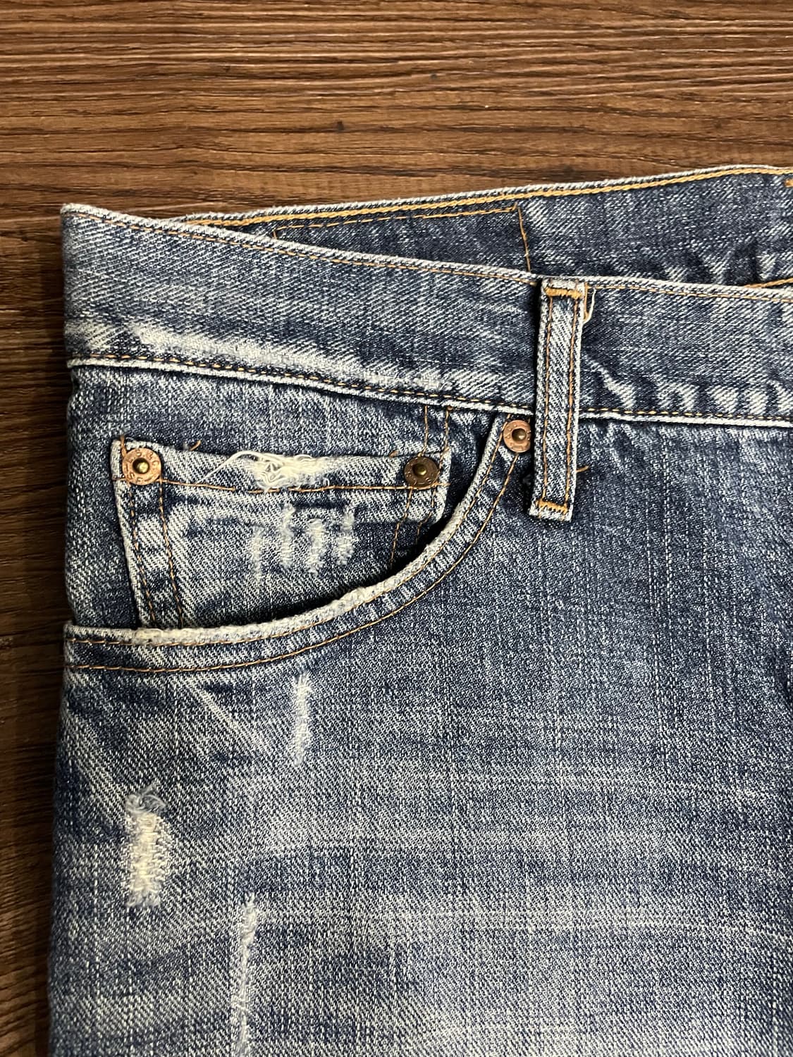 00s 리바이스 일본판 533 데님 팬츠 상품이미지4