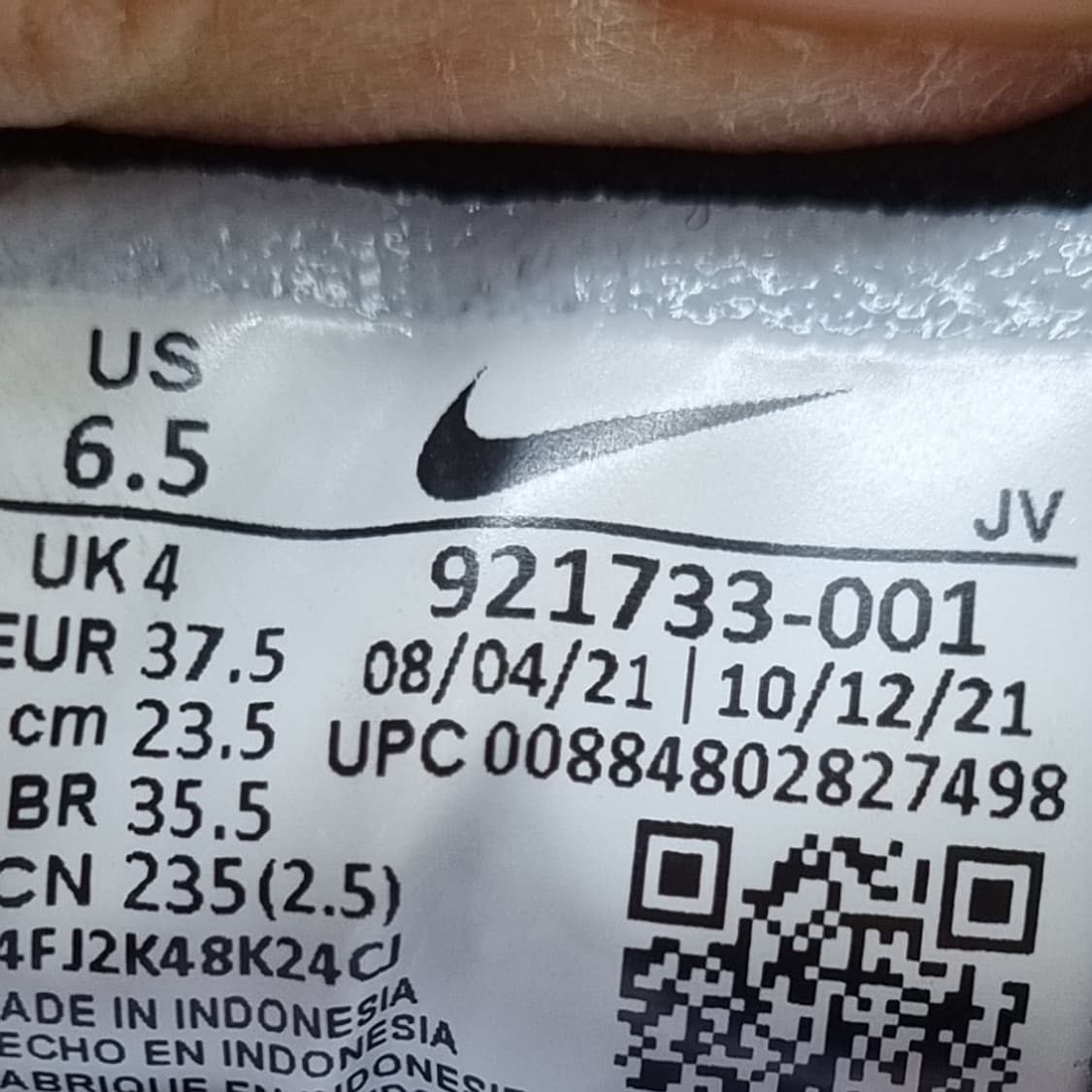 나이키 에어맥스97 트리플 블랙 운동화235 상품이미지6