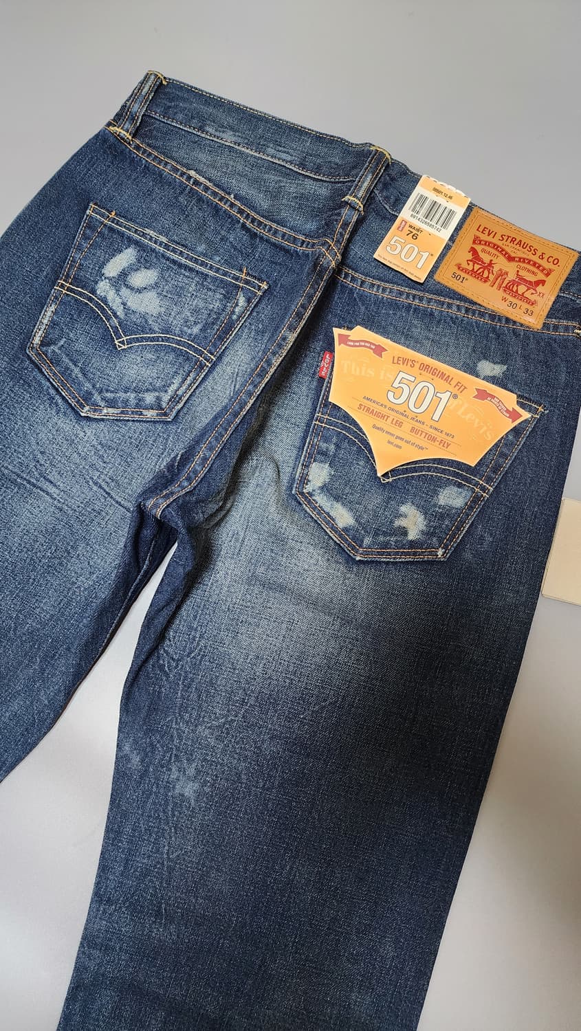 리바이스 501 셀비지 페인팅 (W30) levis 501 상품이미지7