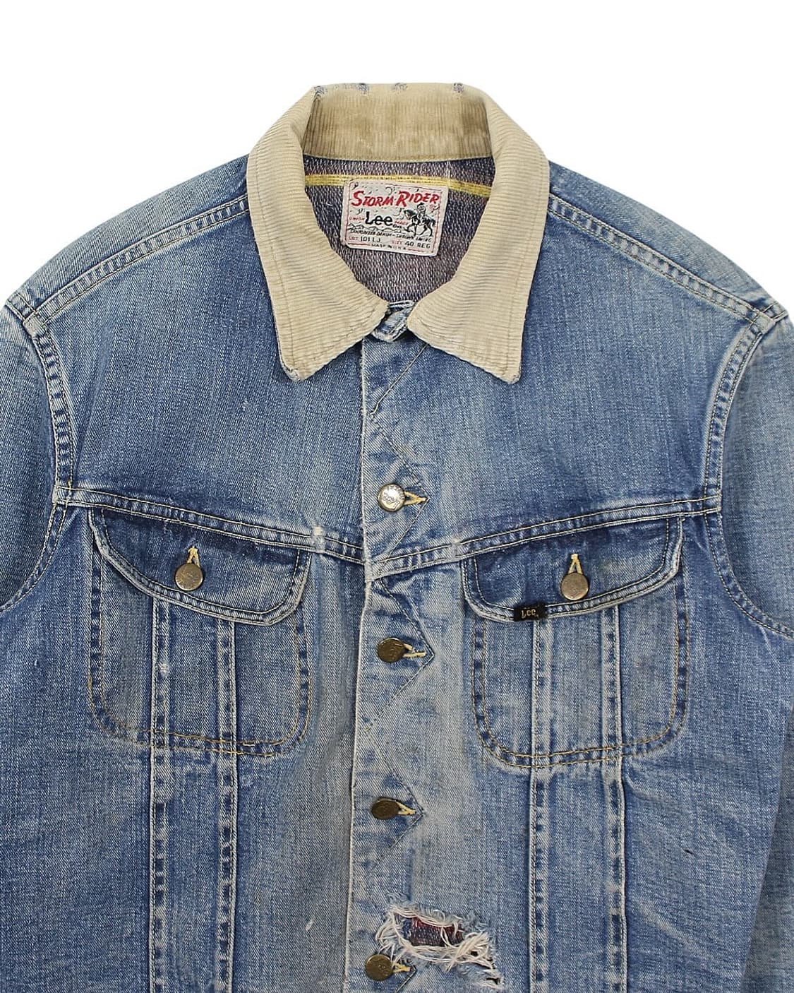 1960s USA Lee 리 101LJ 스톰라이더 데님 자켓 빈티지 미제 상품이미지4
