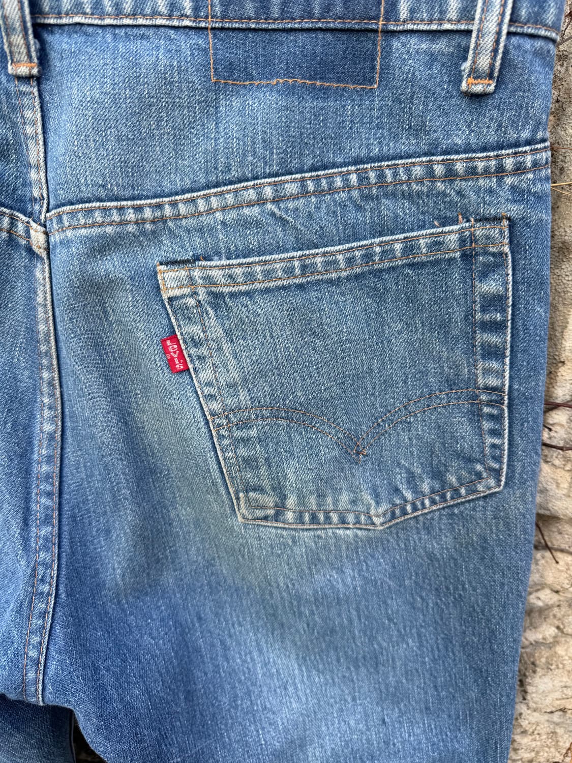 70s 리바이스 빈티지 517 66후기 논셀비지 부츠컷 데님 팬츠 상품이미지8