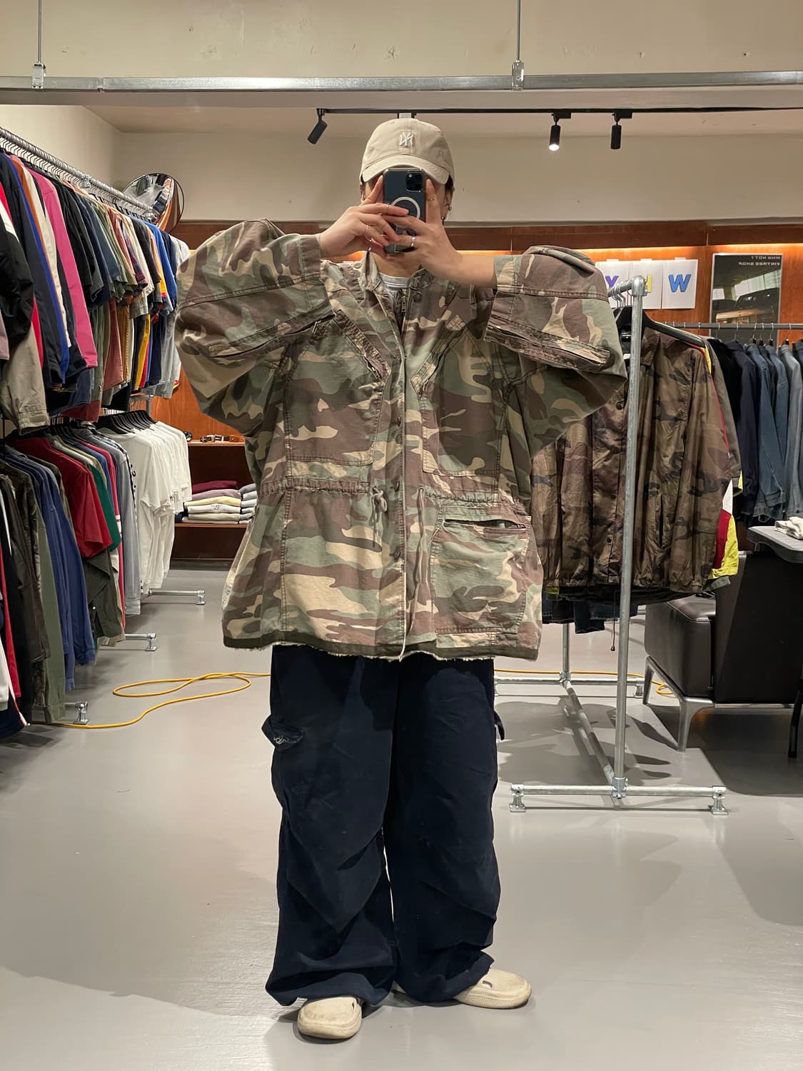 빈티지 카모플라주 야상 자켓   상품이미지6