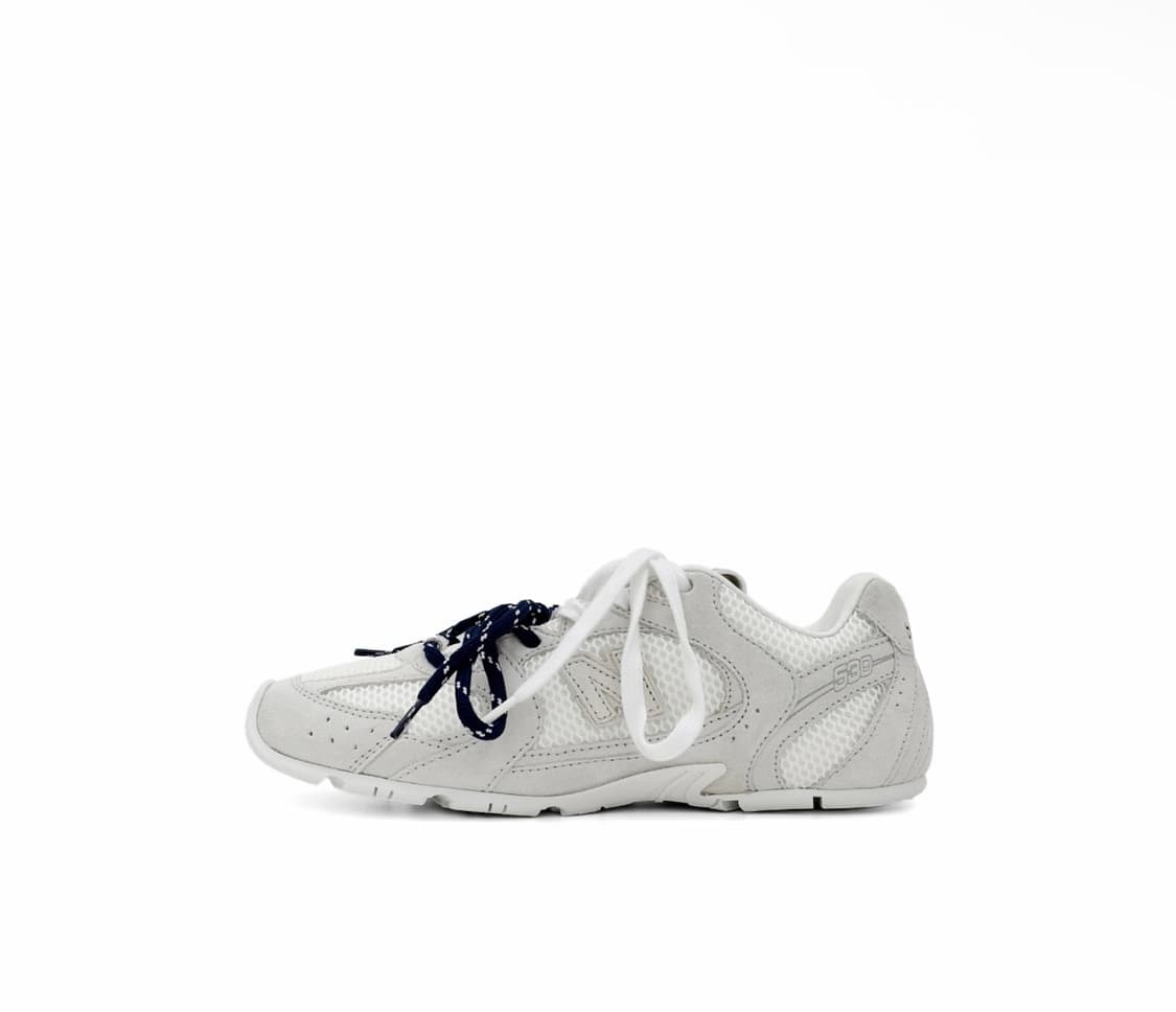 [37.5] 뉴발란스 x 미우미우 530 여성 스웨이드 스니커즈 화이트 상품이미지2