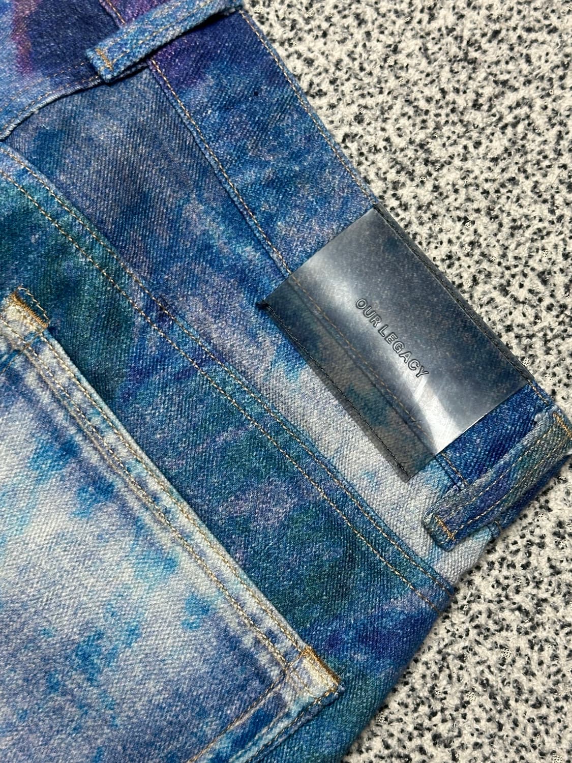 [29] 아워레가시 서드컷 디지털 초크 플라워 데님 상품이미지3