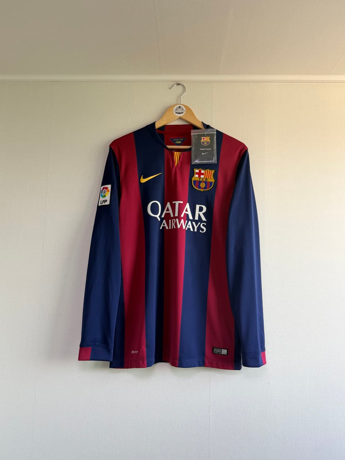 14-15 바르셀로나 홈 긴팔 새제품 상품이미지1