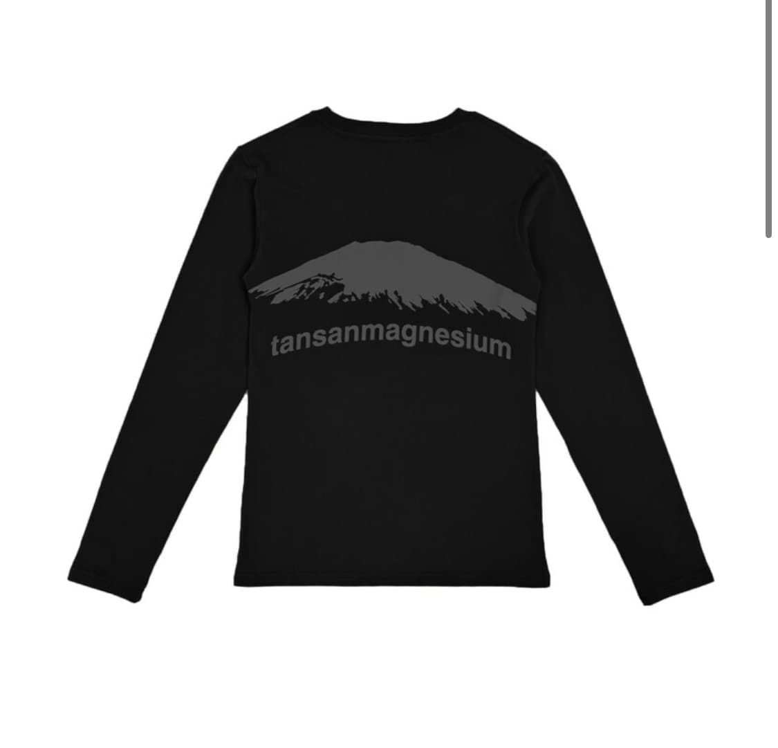 탄산마그네슘 마운틴 롱슬리브 블랙 상품이미지1