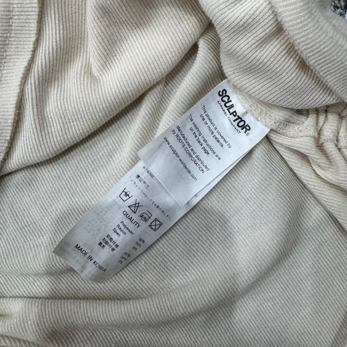 스컬프터  Bow Tie L/S Tee Ivory 상품이미지4