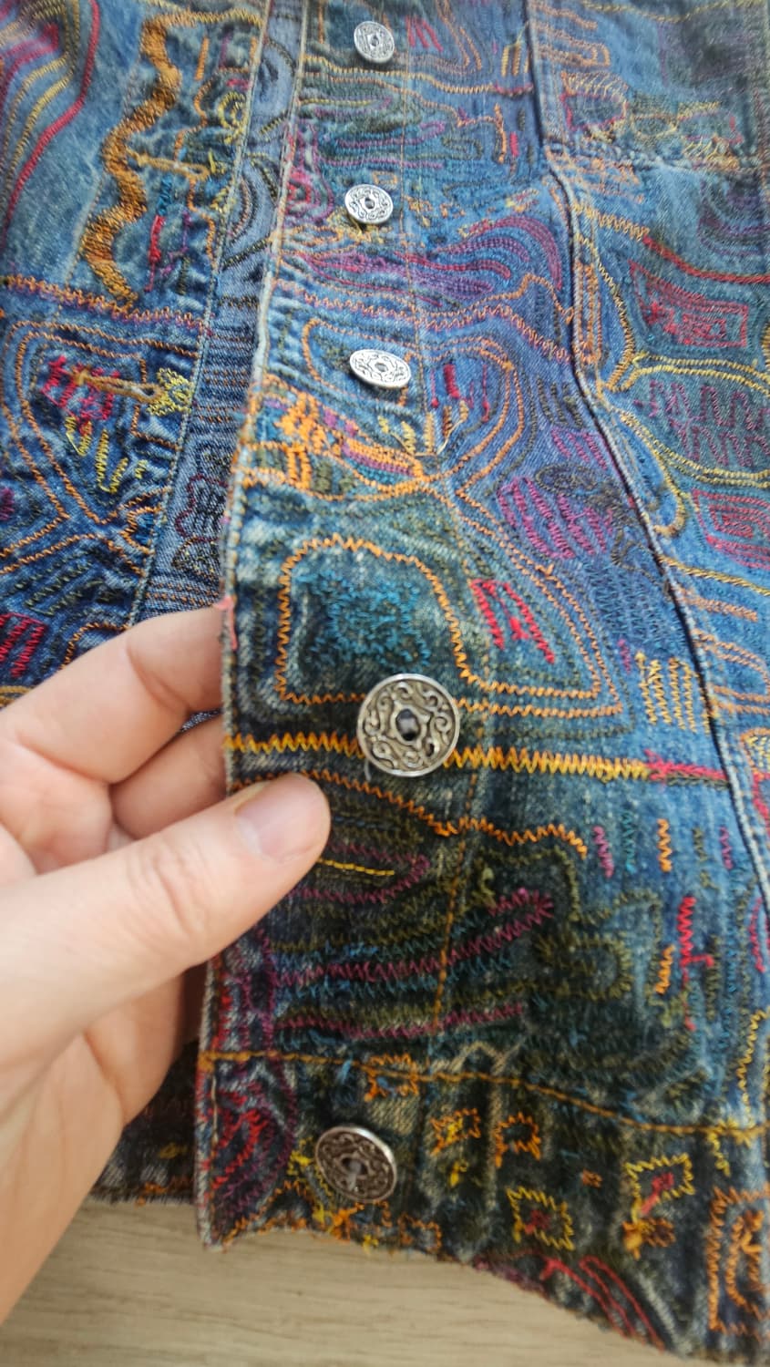 Chuico 자수 청자켓 상품이미지2