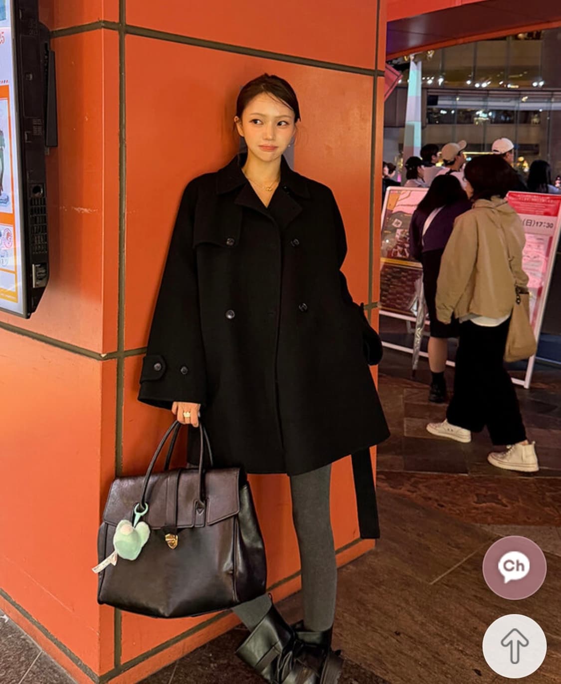 Marie 핸드메이드 하프코트 상품이미지2