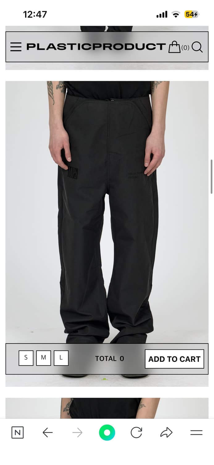 MPa COVERED FLY PANTS (BLACK) 상품이미지5