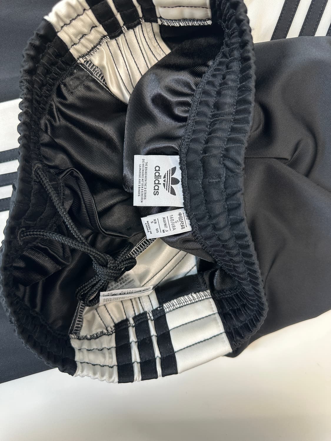 아디다스 버튼 트랙 와이드 팬츠 (27/28) 상품이미지5