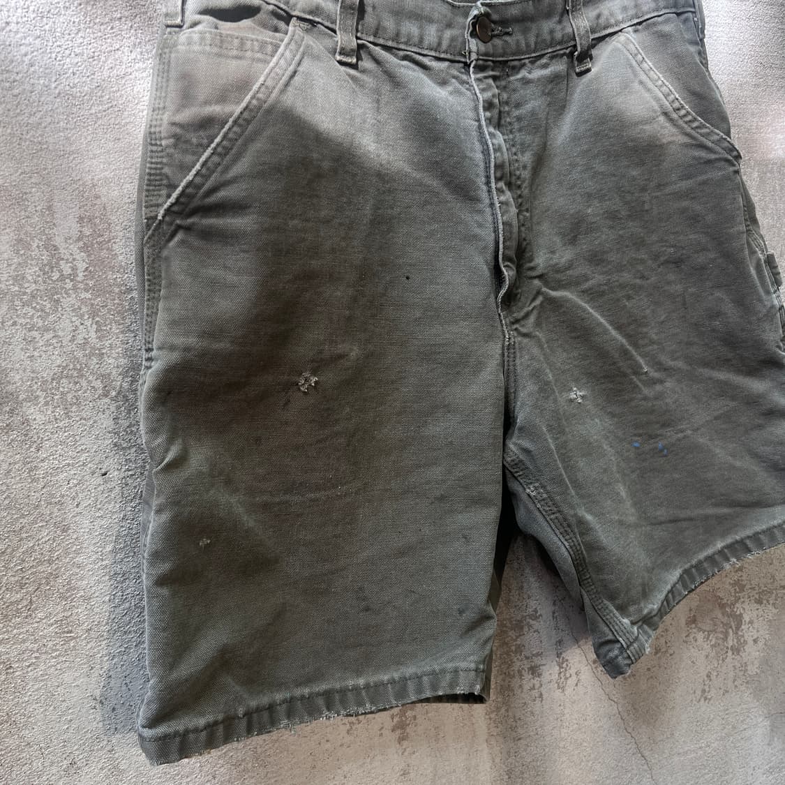 00‘s 칼하트 B25 덕 카펜터 숏 모스그린 상품이미지3