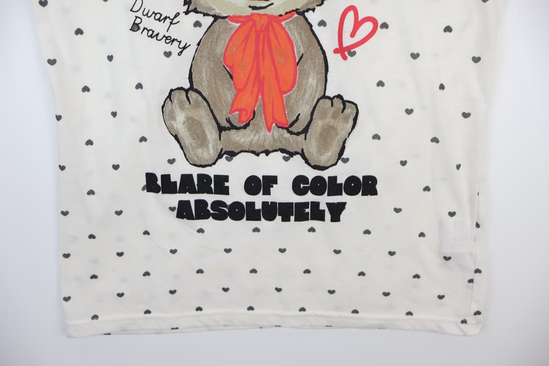 Colza Kitsch Bear Short Sleeve T-Shirts 상품이미지6