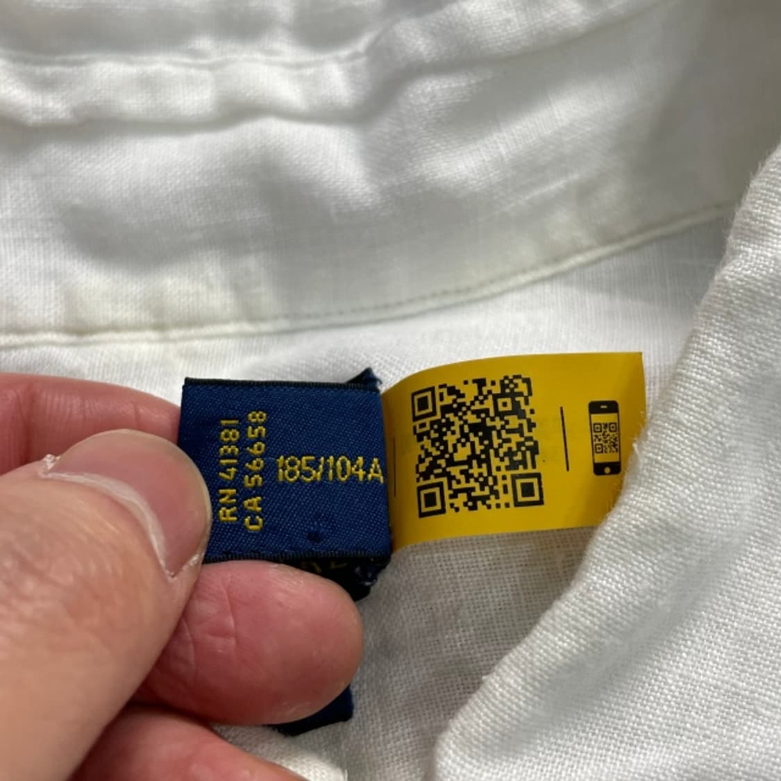 105 폴로 신형 화이트 린넨셔츠  상품이미지4