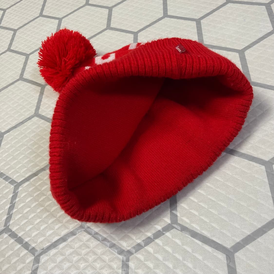 (os) 슈프림 07AW in god we Trust 비니 레드 상품이미지6