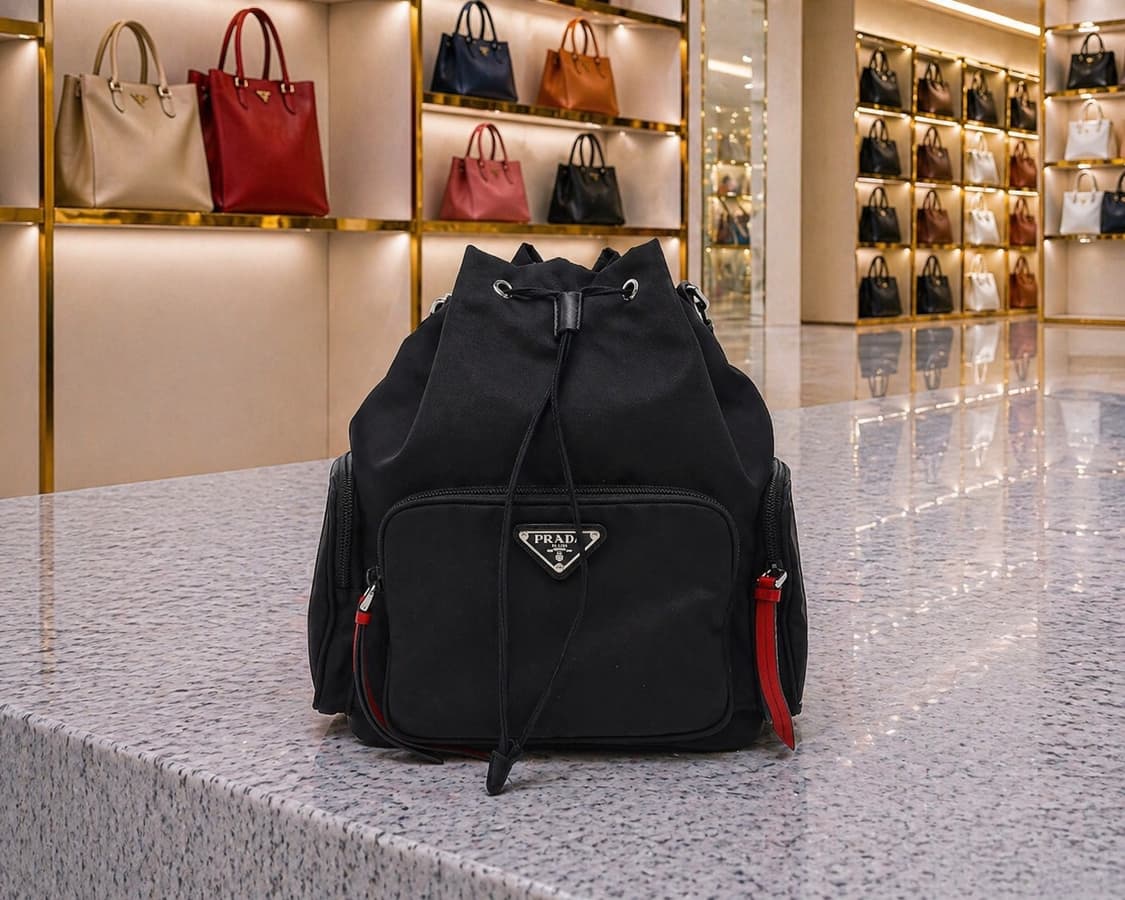 [A급] 프라다 포코노 스터드 버킷백 판매합니다!!! 상품이미지1