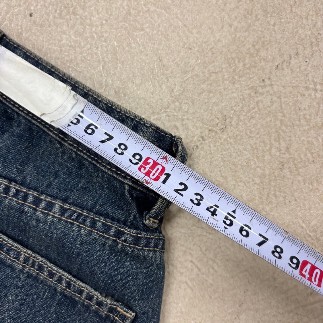 빈티지 워싱 데님 스커트 상품이미지6