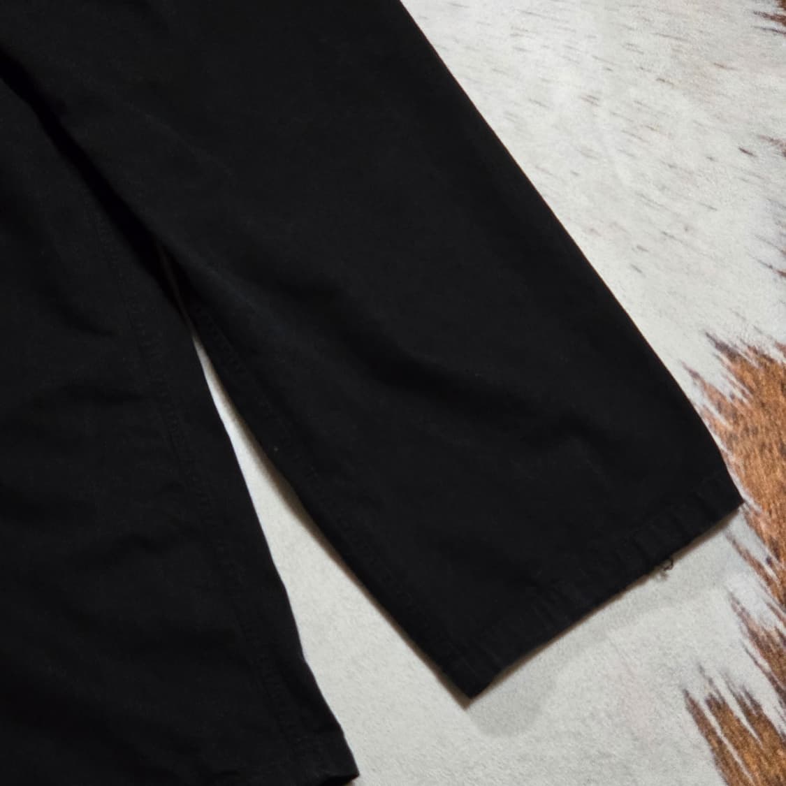 빈티지 블랙 코튼 핀턱 벌룬 팬츠 상품이미지6