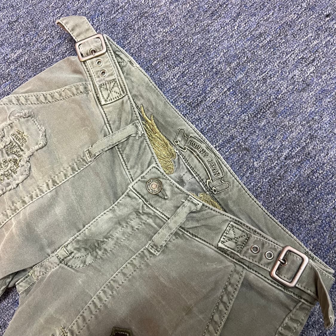 Y2k 로빈슨진 카고 바지 24 상품이미지3