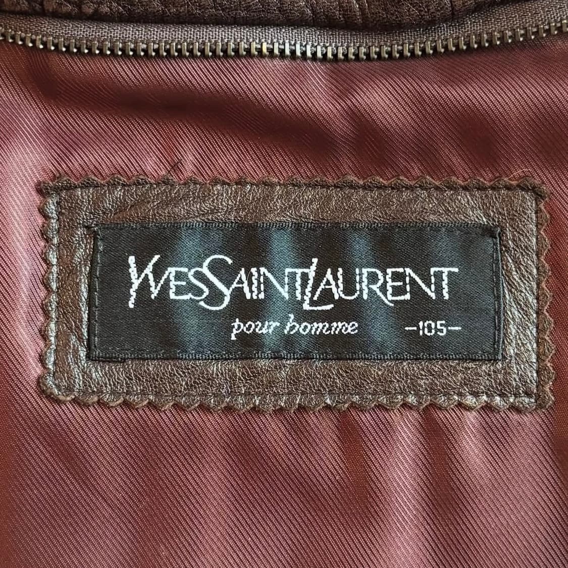 90‘s YSL 양가죽 레더 자켓 상품이미지7