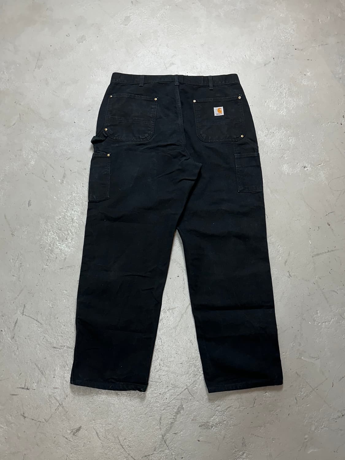 OG USA Made 칼하트 B01 더블니 블랙 칼하트 썩블니 카펜터 상품이미지4