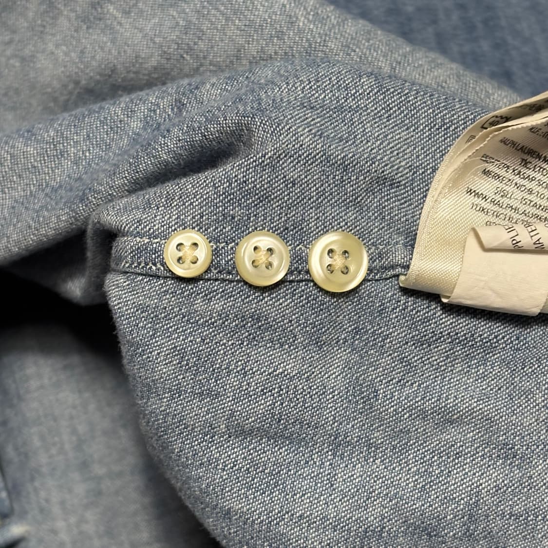 L 폴로랄프로렌 클래식 핏 데님 셔츠 상품이미지6