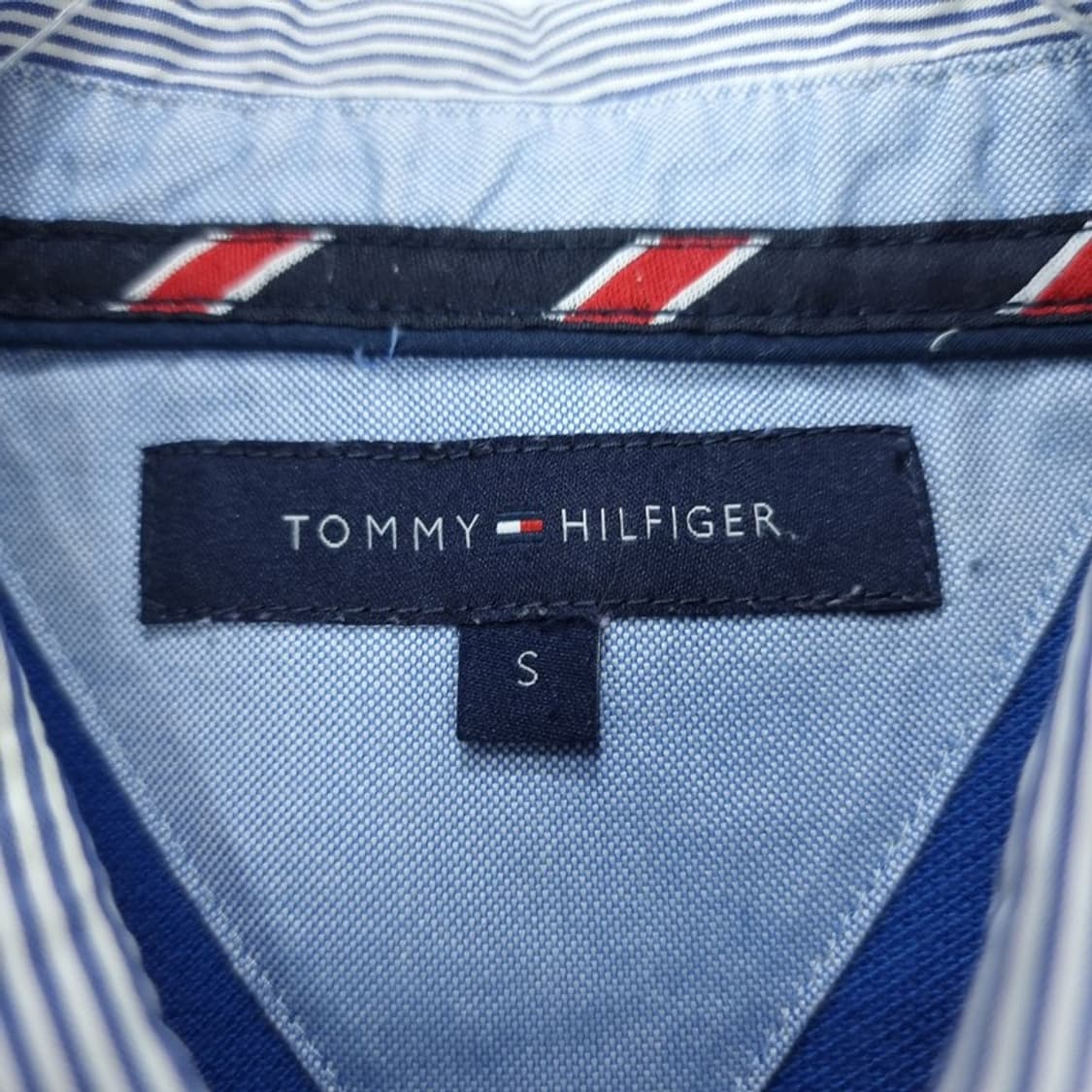 [타미힐피거] 헤리티지 로고 자수 카라티 반팔 럭비셔츠 M20183 상품이미지9