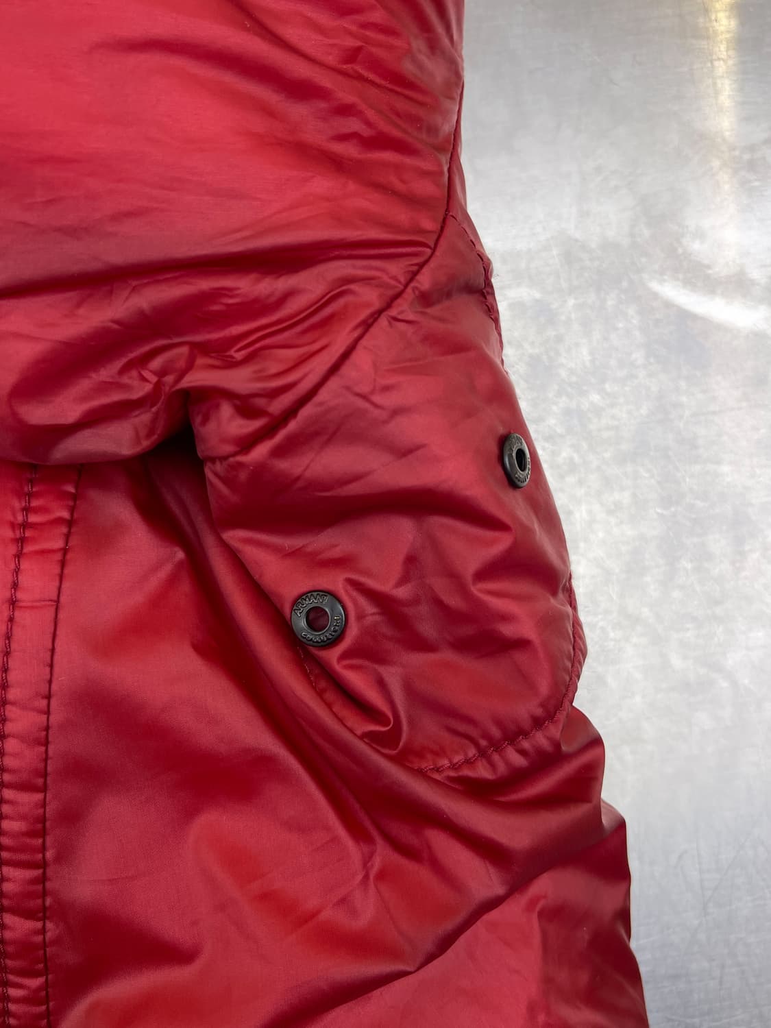 아르마니 꼴레지오니 워터 리펠런트 나일론 후드자켓 상품이미지8