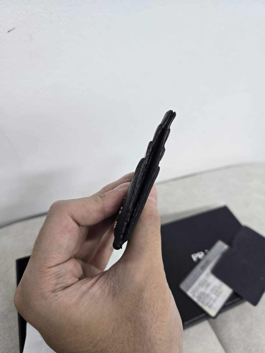 [보증서 A급]프라다 사피아노 카드지갑 상품이미지4