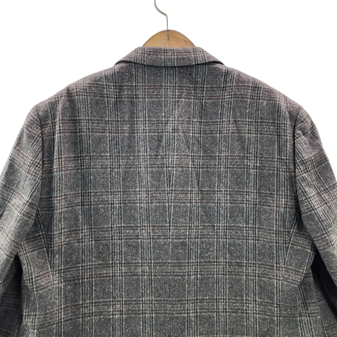 [106] DAKS 닥스 캐시미어 혼방 모직 체크 자켓 상품이미지5