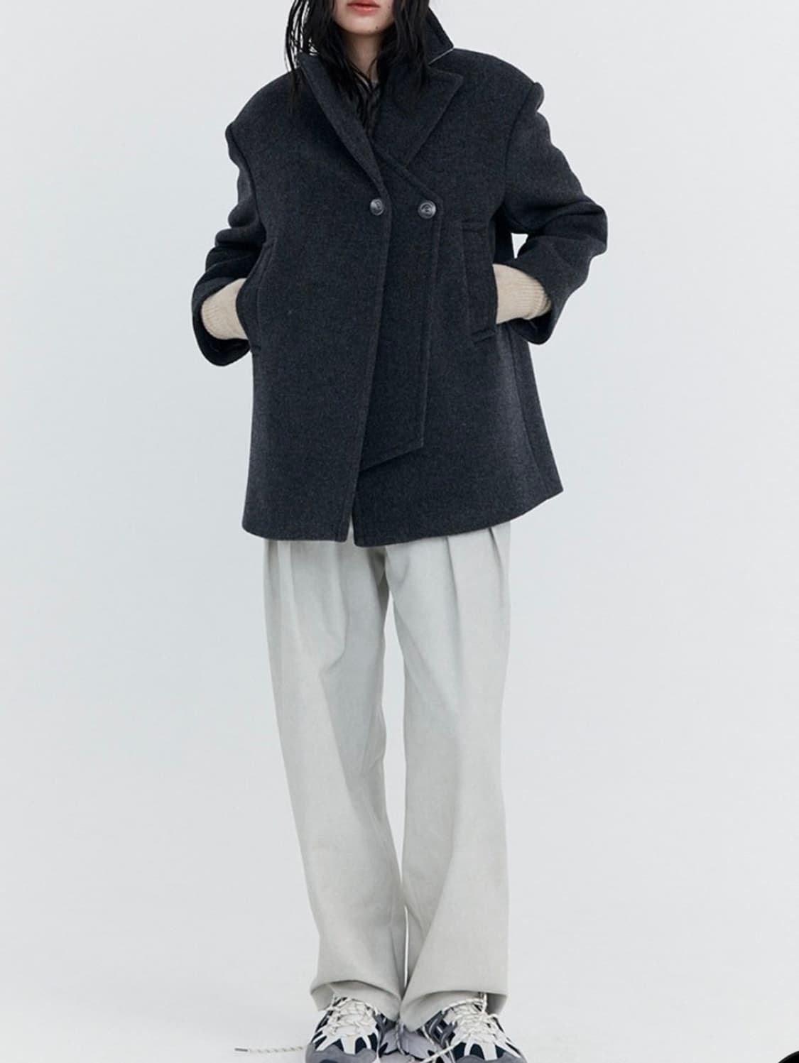 분더캄머 울 하프코트 상품이미지2