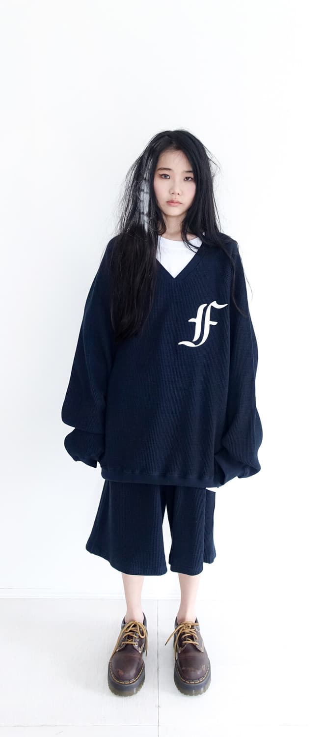 샵페어리 와플 박시 맨투맨 상품이미지1