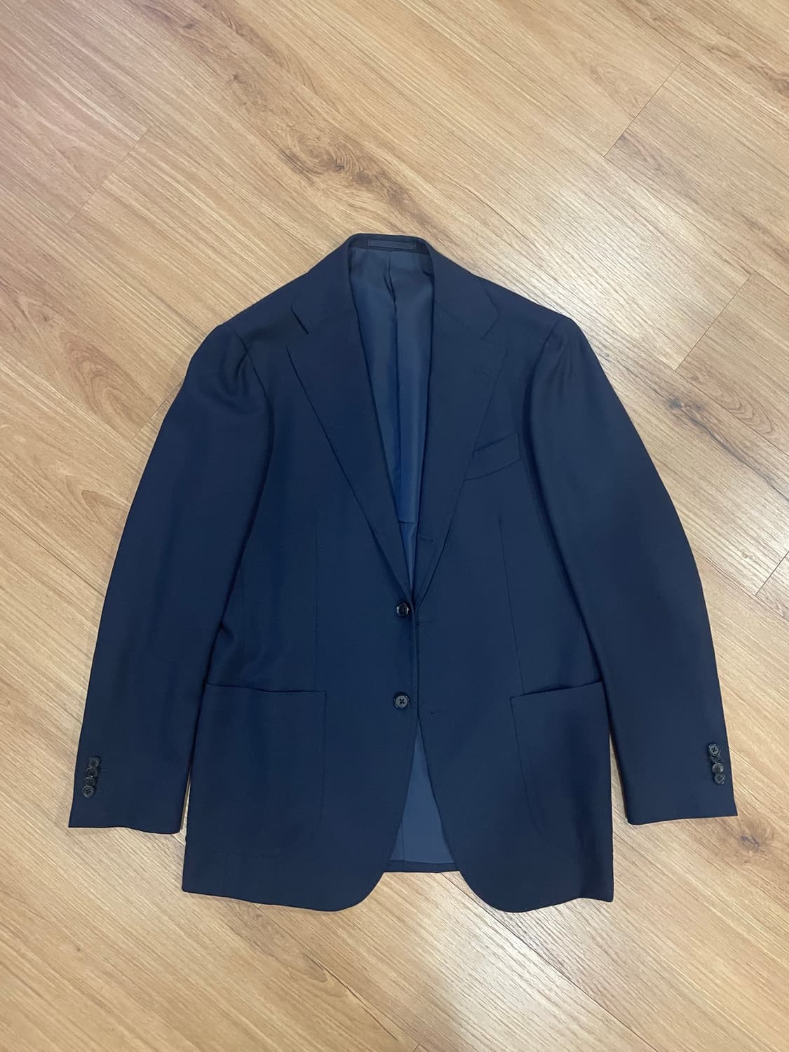 안드레아서울 링자켓 캄트위스트 수트, 다크 네이비 상품이미지5