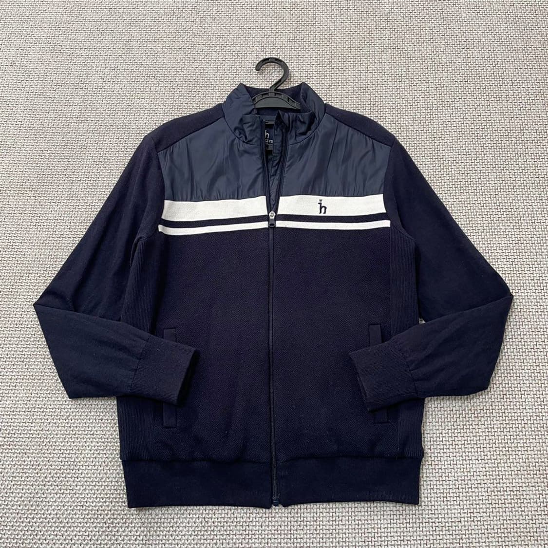 헤지스  방풍니트 집업 5656 상품이미지1