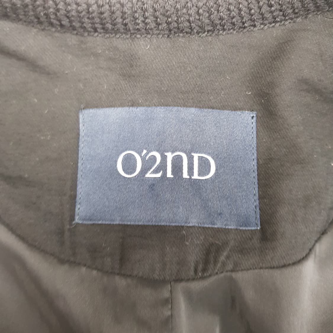 오즈세컨 O2ND 2023 트위드 체크 자켓 76-90-155사이즈 상품이미지7