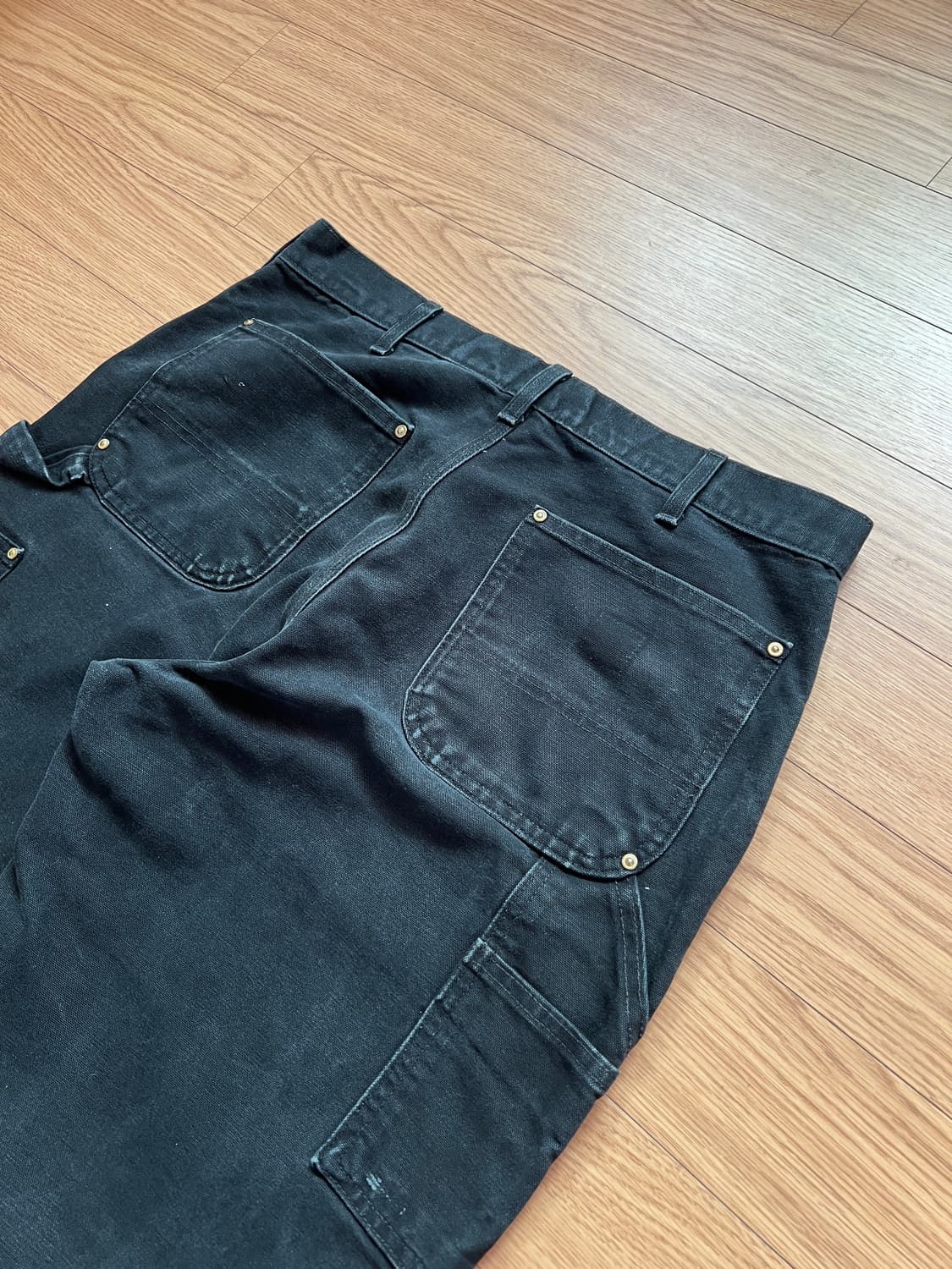 빈티지 칼하트 더블니 B01 BLK 36x30 상품이미지5