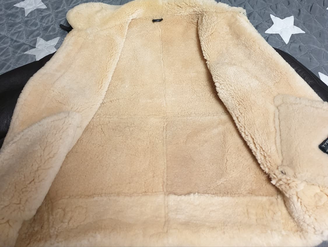 미군 오리지널 램스킨 B-3 무스탕 브라운 (M) 상품이미지4