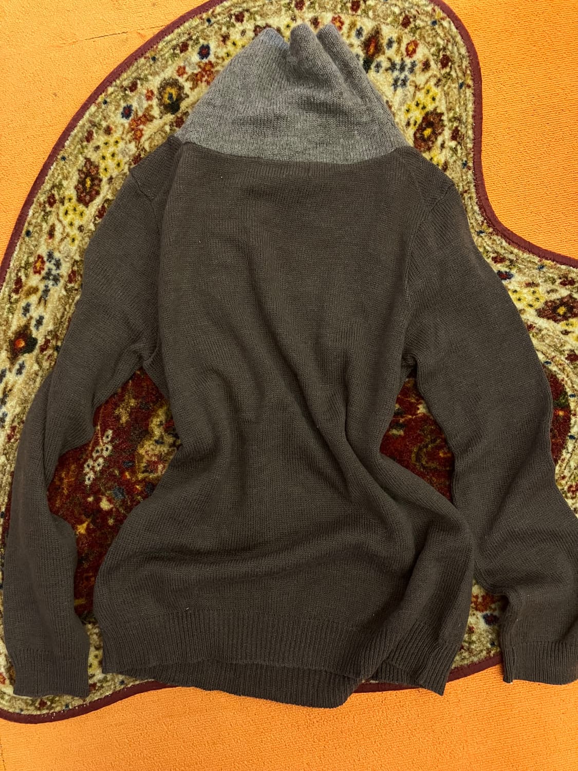 빈티지 러플 포인트 터틀넥 니트 상품이미지6