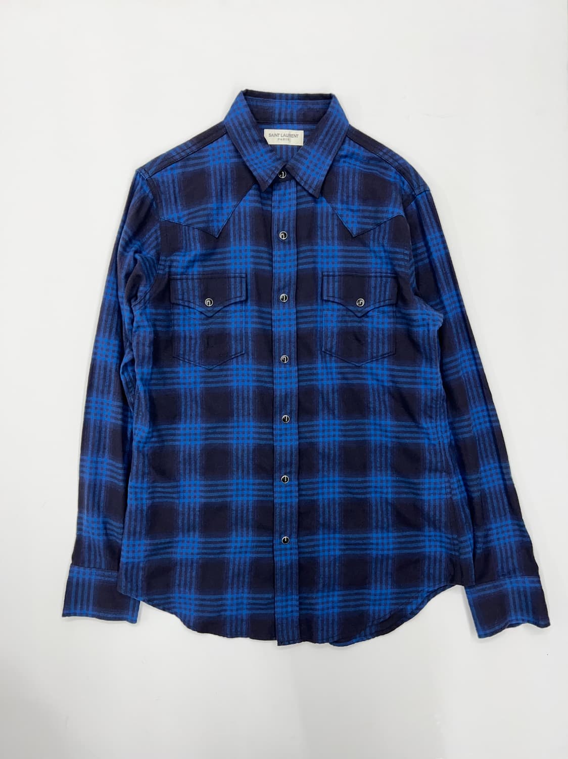 생로랑 플란넬 웨스턴 셔츠 상품이미지2